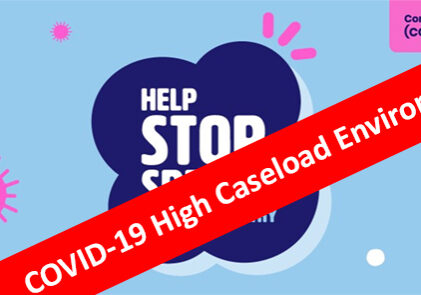 COVID-19 - High Caseload graphic